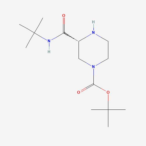 (R)-4-Boc-Piperazine-2-carboxyl-tert-butylamide (CAS: 171866-36-7) - Related Chemical Product