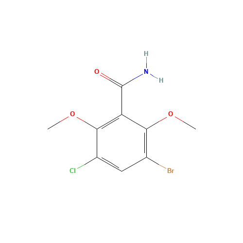 3-BROMO-5-CHLORO-2,6-DIMETHOXYBENZAMIDE (CAS: 175135-60-1) - Related Chemical Product