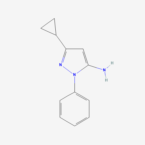 3-CYCLOPROPYL-1-PHENYL-1H-PYRAZOL-5-AMINE (CAS: 175137-45-8) - Related Chemical Product