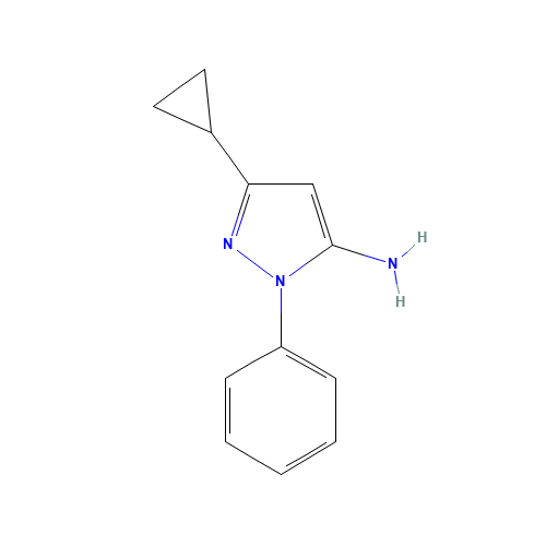 3-CYCLOPROPYL-1-PHENYL-1H-PYRAZOL-5-AMINE (CAS: 175137-45-8) - Related Chemical Product