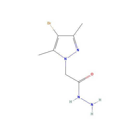 2-(4-BROMO-3,5-DIMETHYL-1H-PYRAZOL-1-YL)ETHANOHYDRAZIDE (CAS: 175137-56-1) - Related Chemical Product