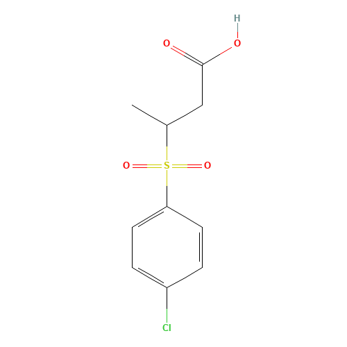 3-(4-CHLOROBENZENESULFONYL)BUTYRIC ACID (CAS: 175205-43-3) - Related Chemical Product