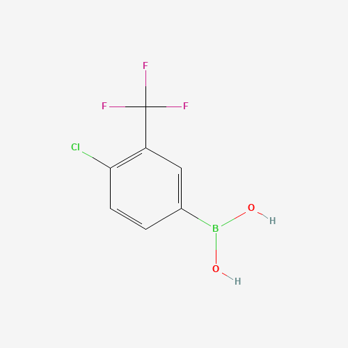 4-Chloro-3-(trifluoromethyl)phenylboronic acid (CAS: 176976-42-4) - Related Chemical Product