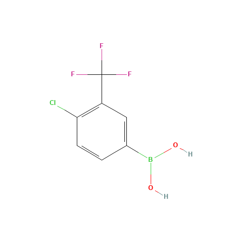 4-Chloro-3-(trifluoromethyl)phenylboronic acid (CAS: 176976-42-4) - Related Chemical Product