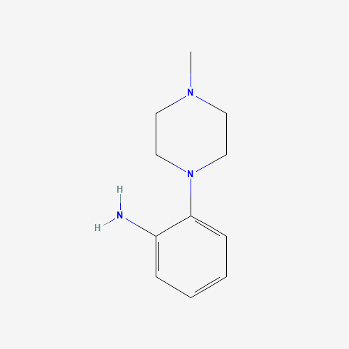 2-(4-Methylpiperazin-1-yl)aniline (CAS: 180605-36-1) - Chemical Structure and Molecular Formula 