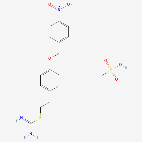 2-[2-[4-(4-NITROBENZYLOXY)PHENYL]ETHYL]ISOTHIOUREA MESYLATE (CAS: 182004-65-5) - Related Chemical Product