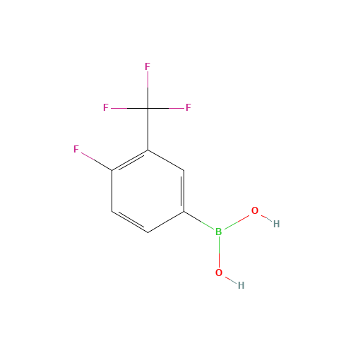 4-FLUORO-3-(TRIFLUOROMETHYL)PHENYLBORONIC ACID (CAS: 182344-23-6) - Related Chemical Product