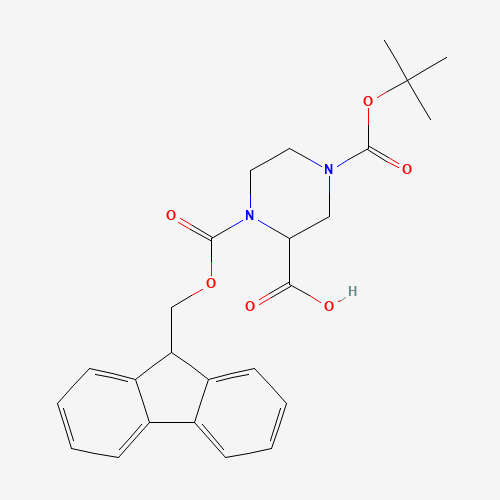 4-Boc-1-Fmoc-2-piperazinecarboxylic acid (CAS: 183742-23-6) - Related Chemical Product