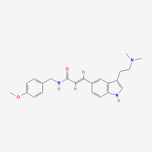 3-[3-(2-DIMETHYLAMINOETHYL)-1H-INDOL-5-YL]-N-(4-METHOXYBENZYL)ACRYLAMIDE (CAS: 185259-85-2) - Related Chemical Product