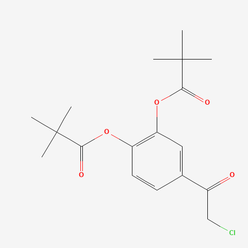 2-CHLORO-3',4'-BIS(PIVALOYLOXY)ACETOPHENONE (CAS: 185448-73-1) - Related Chemical Product