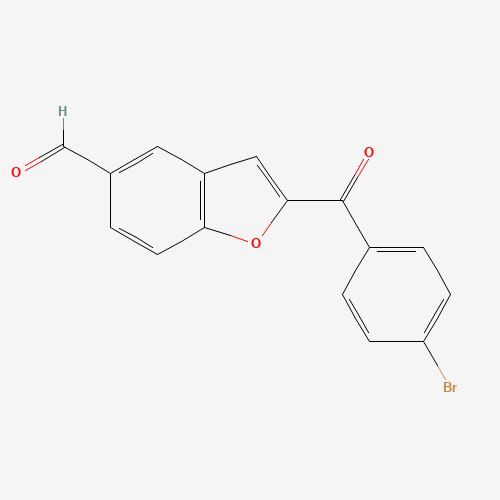 2-(4-BROMOBENZOYL)-1-BENZOFURAN-5-CARBALDEHYDE (CAS: 186093-87-8) - Related Chemical Product