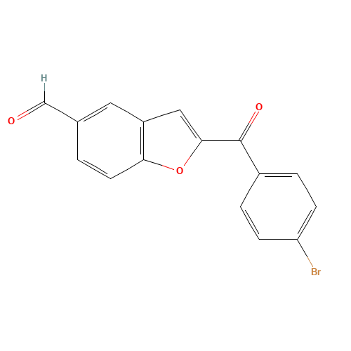 2-(4-BROMOBENZOYL)-1-BENZOFURAN-5-CARBALDEHYDE (CAS: 186093-87-8) - Related Chemical Product