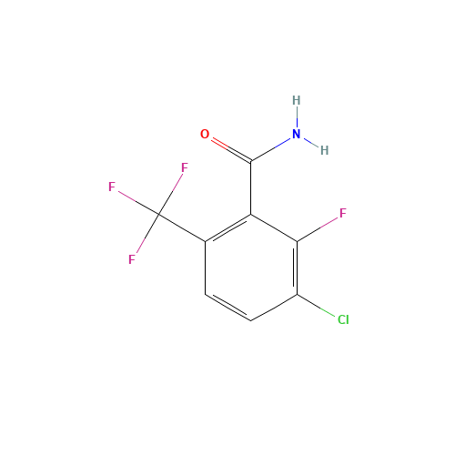 3-CHLORO-2-FLUORO-6-(TRIFLUOROMETHYL)BENZAMIDE (CAS: 186517-42-0) - Related Chemical Product