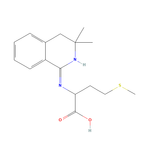 2-(3,3-DIMETHYL-3,4-DIHYDRO-ISOQUINOLIN-1-YLAMINO)-4-METHYLSULFANYLBUTYRIC ACID (CAS: 187884-93-1) - Related Chemical Product