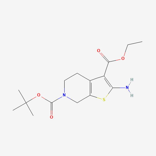 2-AMINO-4,7-DIHYDRO-5H-THIENO[2,3-C]PYRIDINE-3,6-DICARBOXYLIC ACID 6-TERT BUTYL ESTER 3-ETHYL ESTER (CAS: 193537-14-3) - Related Chemical Product