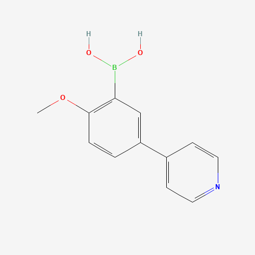2-METHOXY-5-(PYRIDIN-4-YL)PHENYLBORONIC ACID (CAS: 196861-33-3) - Related Chemical Product