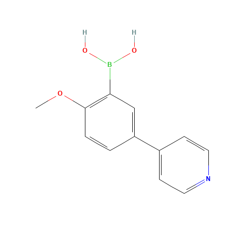 2-METHOXY-5-(PYRIDIN-4-YL)PHENYLBORONIC ACID (CAS: 196861-33-3) - Related Chemical Product