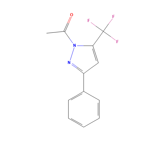 1-ACETYL-5(3)-PHENYL-3(5)-(TRIFLUOROMETHYL)PYRAZOLE (CAS: 198348-94-6) - Related Chemical Product