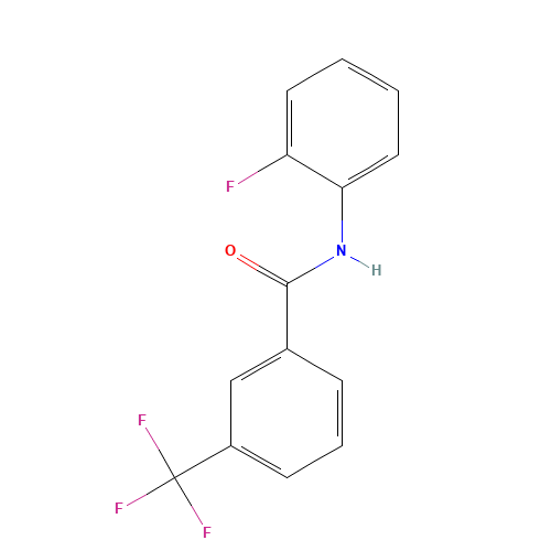 N-2-FLUOROPHENYL-3-(TRIFLUOROMETHYL)BENZAMIDE (CAS: 199461-55-7) - Related Chemical Product