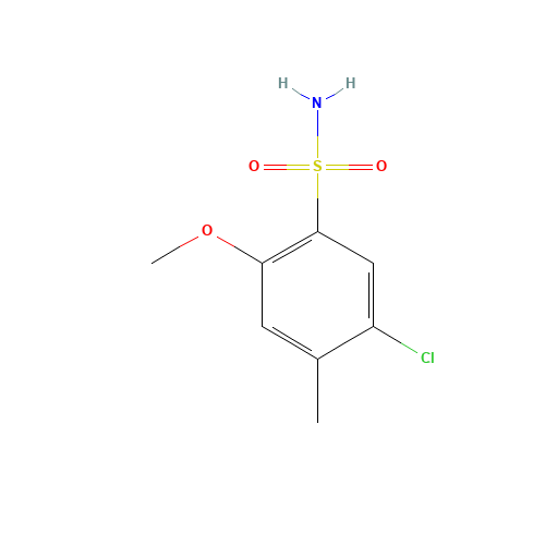 5-CHLORO-2-METHOXY-4-METHYLBENZENESULFONAMIDE (CAS: 199590-75-5) - Related Chemical Product