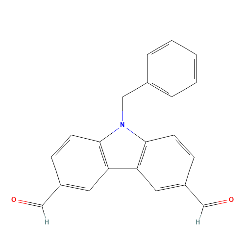 9-BENZYLCARBAZOLE-3,6-DICARBOXALDEHYDE (CAS: 200698-05-1) - Related Chemical Product