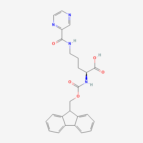 FMOC-ORN(PYRAZINYLCARBONYL)-OH (CAS: 201046-61-9) - Related Chemical Product