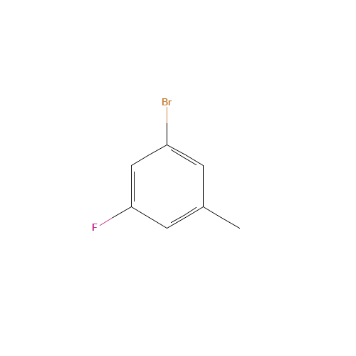 3-Fluoro-5-bromotoluene (CAS: 202865-83-6) - Chemical Structure and Molecular Formula 