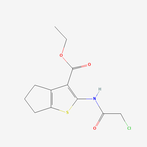 2-(2-CHLORO-ACETYLAMINO)-5,6-DIHYDRO-4H-CYCLOPENTA[B]THIOPHENE-3-CARBOXYLIC ACID ETHYL ESTER (CAS: 203385-15-3) - Related Chemical Product