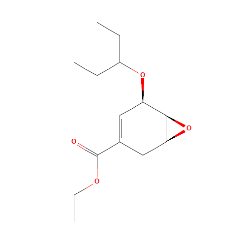 (1S,5R,6S)-Ethyl 5-(pentan-3-yl-oxy)-7-oxa-bicyclo[4.1.0]hept-3-ene-3-carboxylate (CAS: 204254-96-6) - Related Chemical Product