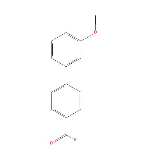 4-(3-METHOXYPHENYL)BENZALDEHYDE (CAS: 209863-09-2) - Chemical Structure and Molecular Formula 