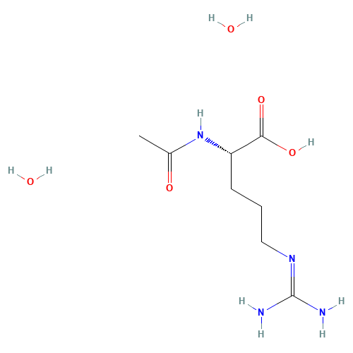 AC-ARG-OH 2H2O (CAS: 210545-23-6) - Chemical Structure and Molecular Formula 