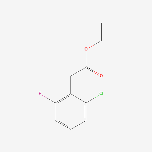 Ethyl 2-chloro-6-fluorophenylacetate (CAS: 214262-85-8) - Chemical Structure and Molecular Formula 