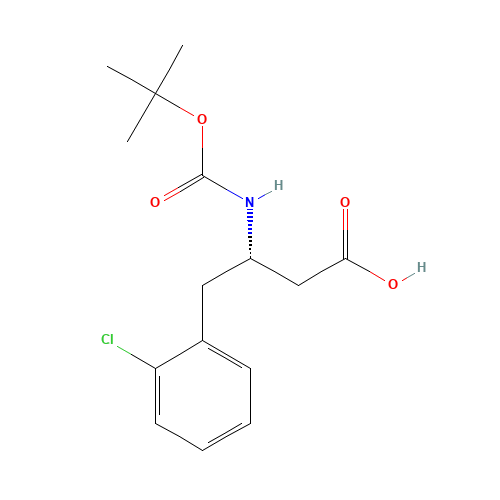 BOC-(S)-3-AMINO-4-(2-CHLORO-PHENYL)-BUTYRIC ACID (CAS: 218608-95-8) - Related Chemical Product