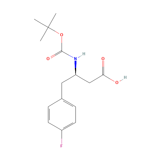 BOC-(R)-3-AMINO-4-(4-FLUORO-PHENYL)-BUTYRIC ACID (CAS: 218609-00-8) - Related Chemical Product