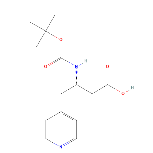 BOC-(S)-3-AMINO-4-(4-PYRIDYL)-BUTYRIC ACID (CAS: 219297-13-9) - Related Chemical Product