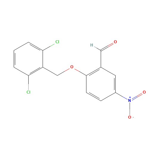 2-[(2,6-DICHLOROBENZYL)OXY]-5-NITROBENZALDEHYDE (CAS: 219539-46-5) - Related Chemical Product