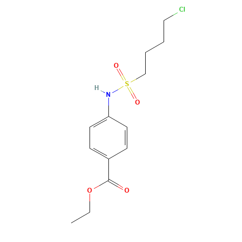 ETHYL 4-([(4-CHLOROBUTYL)SULFONYL]AMINO)BENZOATE (CAS: 219793-79-0) - Related Chemical Product