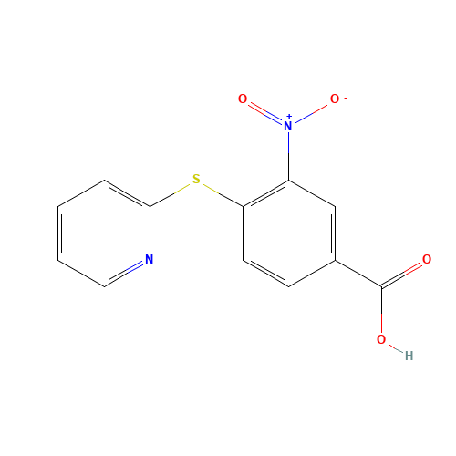 3-NITRO-4-(2-PYRIDYLTHIO)BENZOIC ACID (CAS: 219930-74-2) - Related Chemical Product