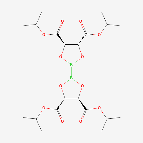 Bis(diisopropyl-L-tartrate glycolato)diboron (CAS: 230299-10-2) - Chemical Structure and Molecular Formula 
