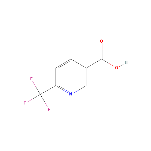 6-(Trifluoromethyl)nicotinic acid (CAS: 231291-22-8) - Chemical Structure and Molecular Formula 
