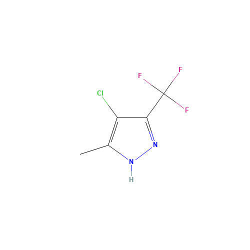 4-CHLORO-3-TRIFLUOROMETHYL-5-(METHYL)PYRAZOLE (CAS: 235106-12-4) - Related Chemical Product