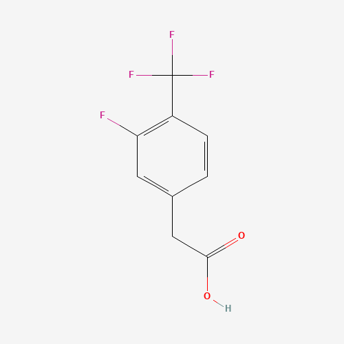 3-FLUORO-4-(TRIFLUOROMETHYL)PHENYLACETIC ACID (CAS: 238754-67-1) - Related Chemical Product