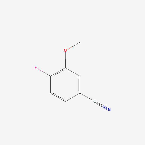 4-Fluoro-3-methoxybenzonitrile (CAS: 243128-37-2) - Chemical Structure and Molecular Formula 