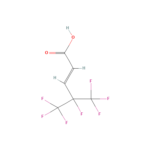 4,5,5,5-TETRAFLUORO-4-(TRIFLUOROMETHYL)-2-PENTENOIC ACID (CAS: 243139-64-2) - Related Chemical Product