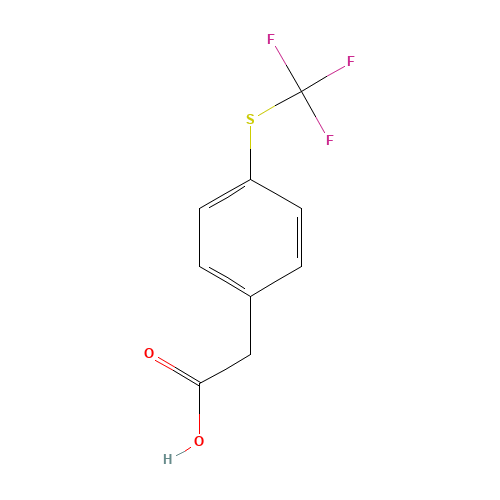 4-(TRIFLUOROMETHYLTHIO)PHENYLACETIC ACID (CAS: 243977-23-3) - Related Chemical Product