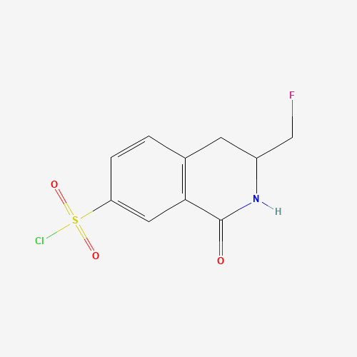 3-(FLUOROMETHYL)-1-OXO-1,2,3,4-TETRAHYDROISOQUINOLINE-7-SULFONYL CHLORIDE (CAS: 247050-23-3) - Related Chemical Product