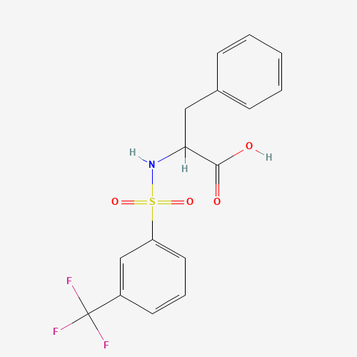 N-([3-(TRIFLUOROMETHYL)PHENYL]SULFONYL)PHENYLALANINE (CAS: 250714-63-7) - Related Chemical Product