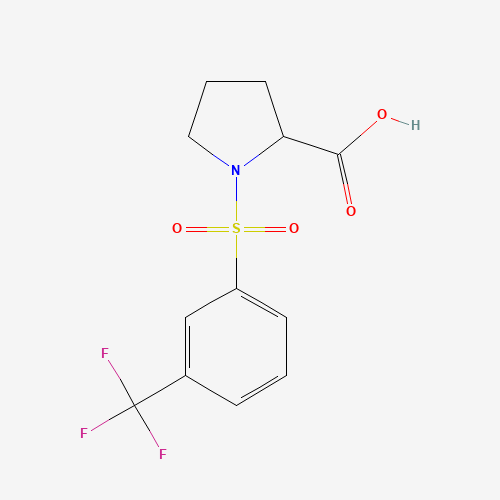 1-(3-(TRIFLUOROMETHYL)BENZENESULFONYL)PROLINE (CAS: 251096-97-6) - Related Chemical Product