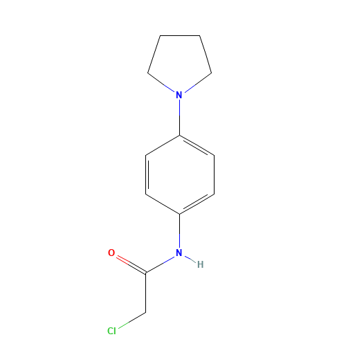 2-CHLORO-N-(4-PYRROLIDIN-1-YL-PHENYL)-ACETAMIDE (CAS: 251097-15-1) - Related Chemical Product