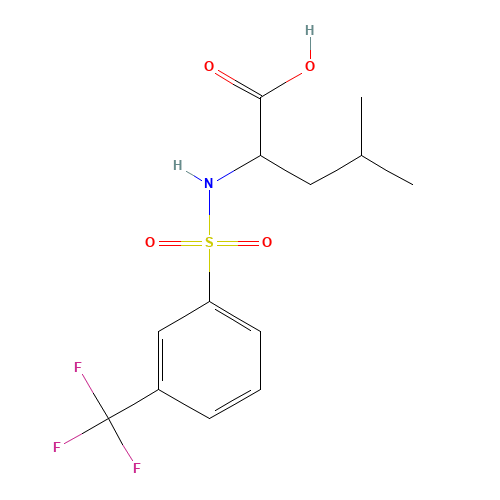 LEUCINE,N-[[3-(TRIFLUOROMETHYL)PHENYL]SULFONYL]- (CAS: 251097-65-1) - Related Chemical Product